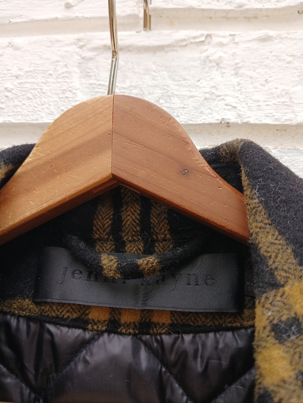 Jenni Kayne Farmhouse Wool Plaid Shacket Lined Jacket - Picture 6 of 11